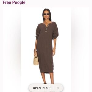 Free people Hailee midi dress